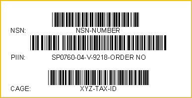 MIL STD 129P, DOD, NSN COC 2x4