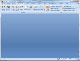Almyta Inventory Software, Workspace