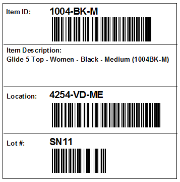 etiquetas de inventario #35D