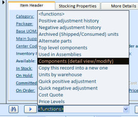 Going à Components