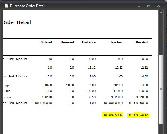 Viewing modified report